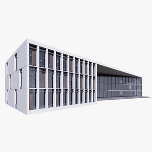 Modern building 3D model