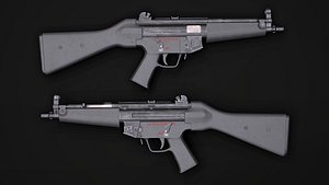 MP5 submachine gun model