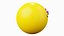 Emoticon Emoji ou Smiley de bola amarela dormindo