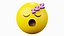 Emoticon Emoji ou Smiley de bola amarela dormindo