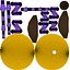 Emoticon Emoji ou Smiley de bola amarela dormindo
