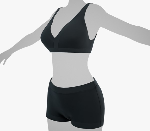 Women underwear Bra 3D model