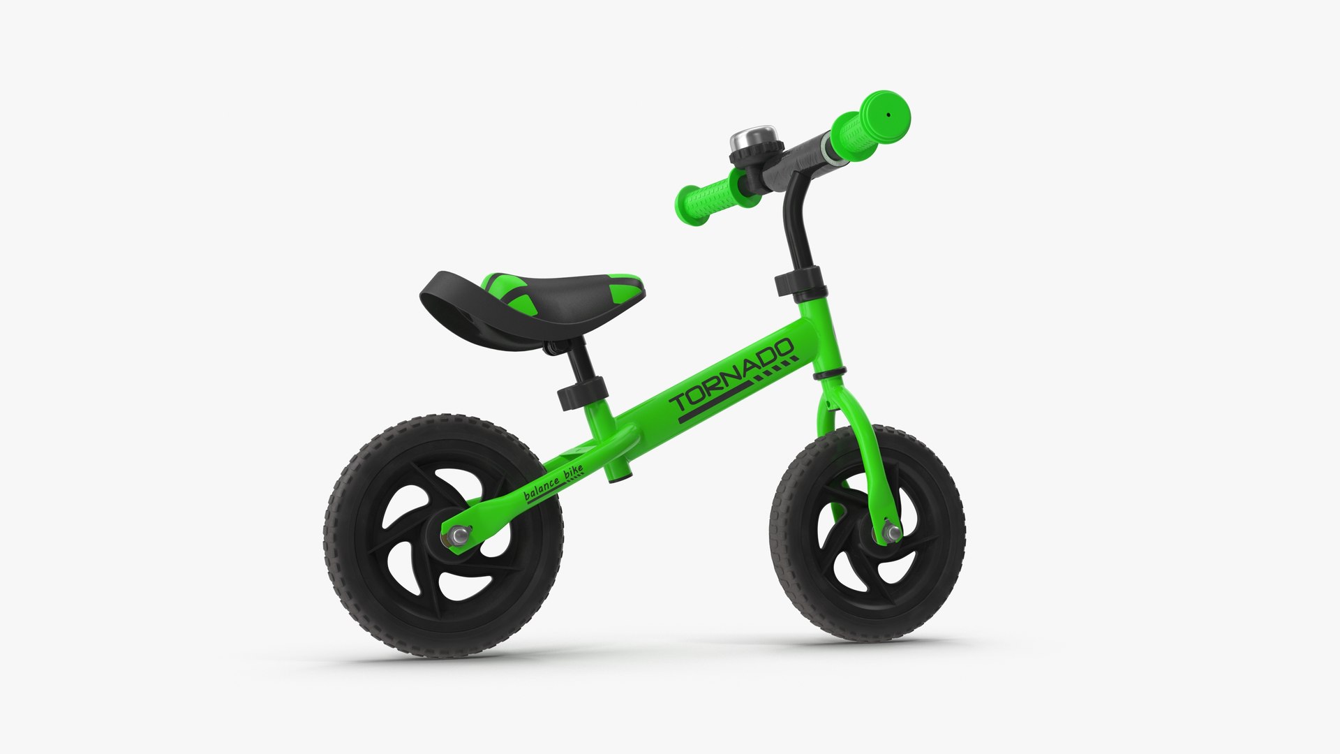 3D Balance Bike Green Model TurboSquid 1588249