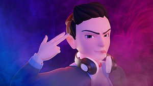 cartoon Man - Fully Rigged 3D model