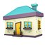 cartoon house model