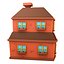 cartoon house model