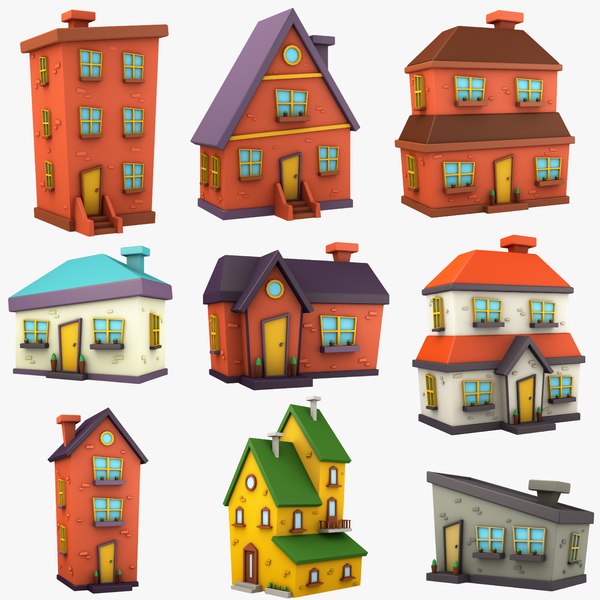 cartoon house model