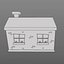 cartoon house model
