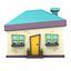 cartoon house model