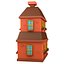 cartoon house model