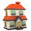 cartoon house model