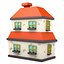 cartoon house model
