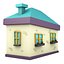 cartoon house model