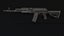 3D AK-201 Assault Rifle Kalashnikov 200 Series model
