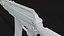 3D AK-201 Assault Rifle Kalashnikov 200 Series model