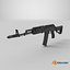 3D AK-201 Assault Rifle Kalashnikov 200 Series model