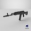 3D AK-201 Assault Rifle Kalashnikov 200 Series model