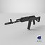 3D AK-201 Assault Rifle Kalashnikov 200 Series model