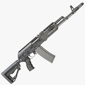 3D AK-201 Assault Rifle Kalashnikov 200 Series model