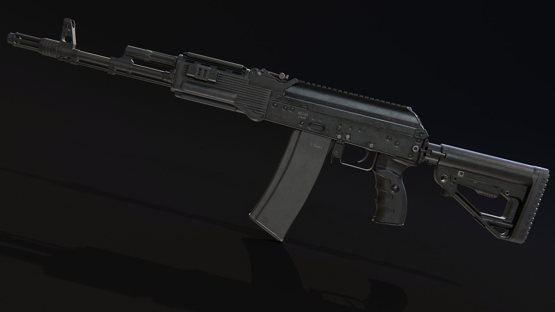 3D AK-201 Assault Rifle Kalashnikov 200 Series model https://p.turbosquid.com/ts-thumb/Tp/kCAdLg/sN/0001/jpg/1744099610/1920x1080/fit_q87/e39dae646aea4f1062bc6c7761aa05cdd3e0ceaa/0001.jpg