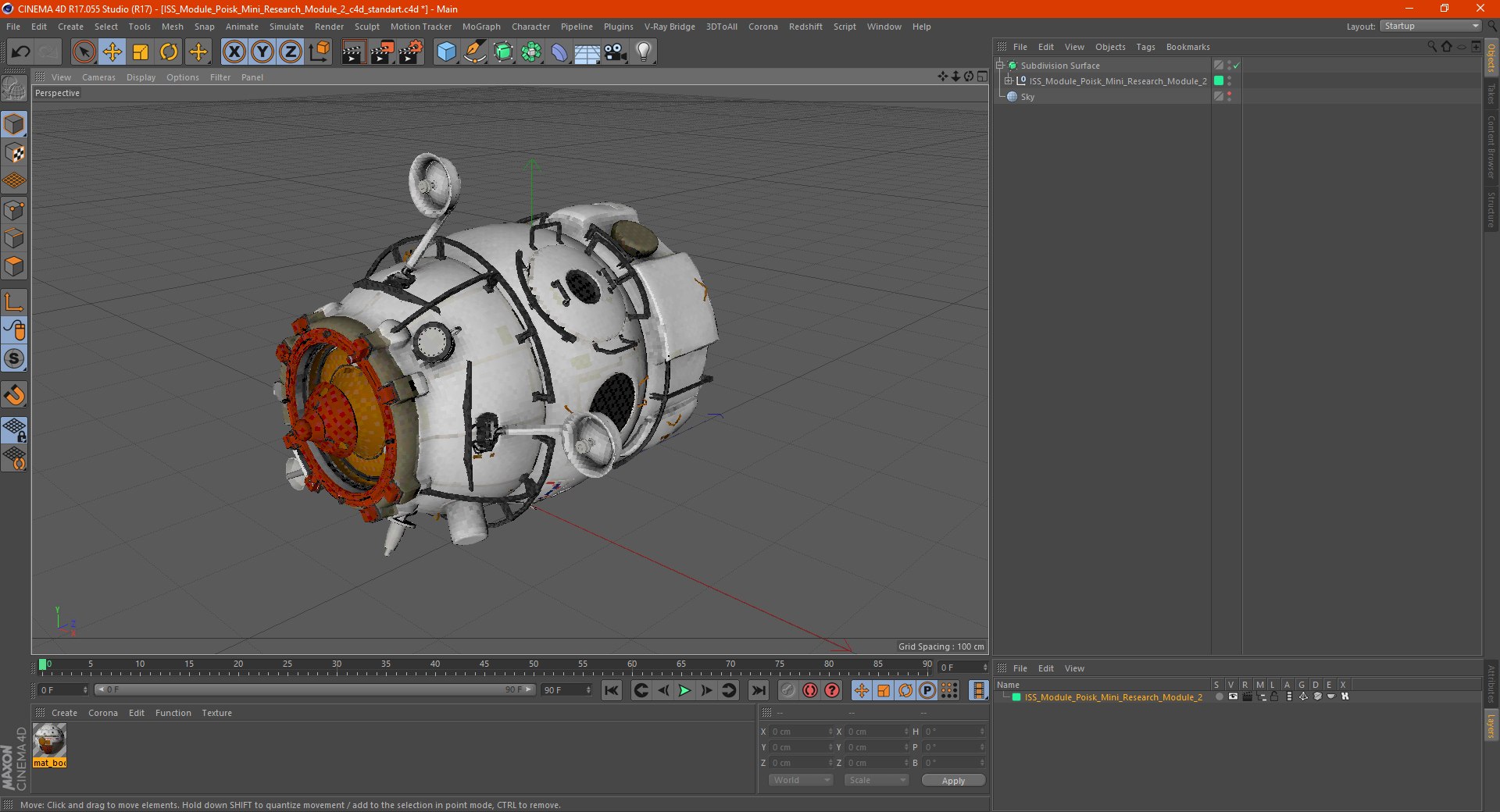 3D iss module poisk mini - TurboSquid 1603717