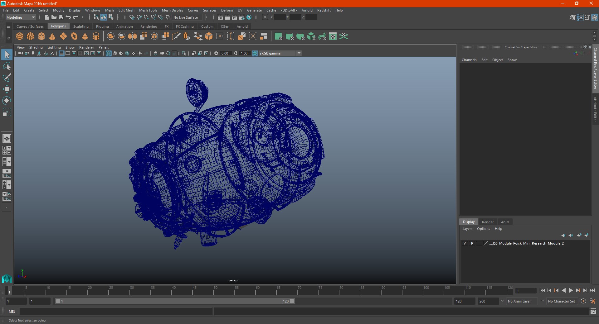 3D iss module poisk mini - TurboSquid 1603717