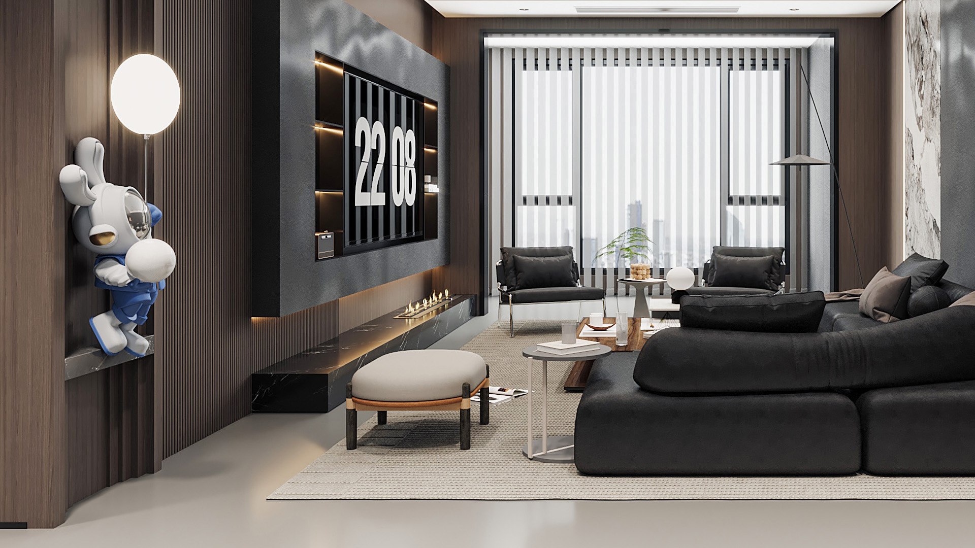 Modern Living Room Model - TurboSquid 2239430