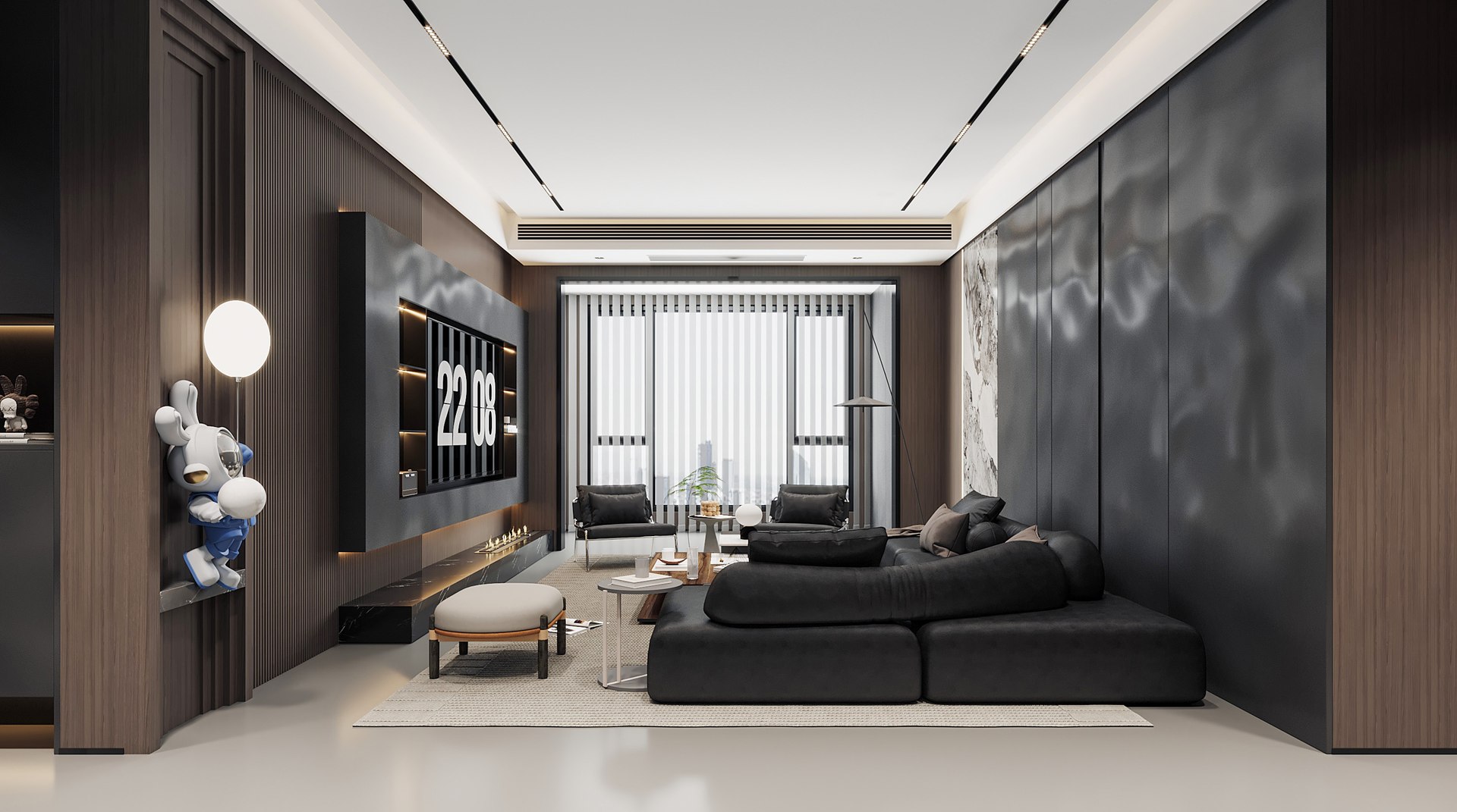 Modern Living Room Model - TurboSquid 2239430