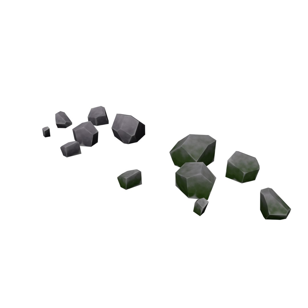 Low Poly Stones 3D - TurboSquid 2063121