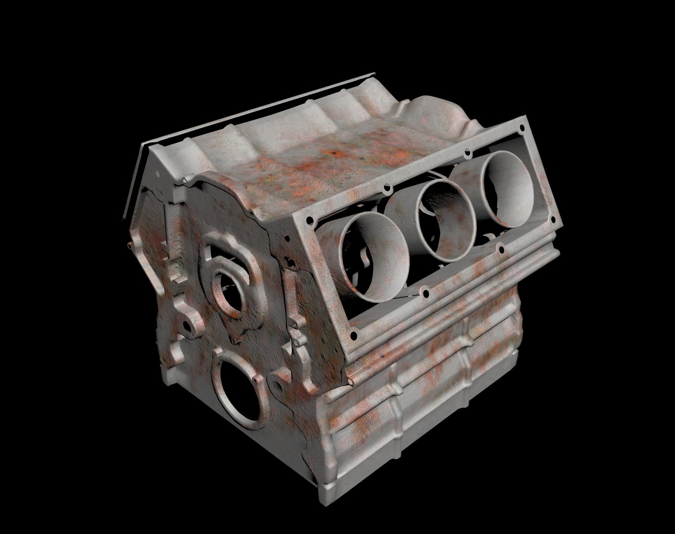 V6 Engine Block 3D Model - TurboSquid 2074250