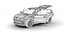 Renault 5 E-Tech 2025 HQ 3D-Modell