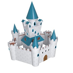 3D fantasy medieval castle