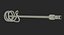 Mixing Paddle 3D Model