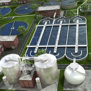 Realistic Water Treatment Plant