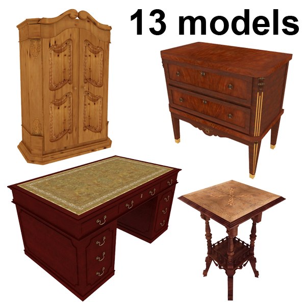 3ds max classic furniture pack 13
