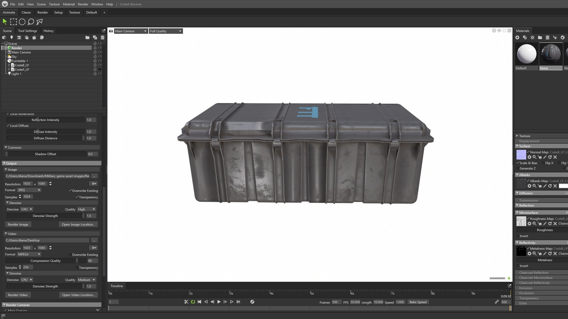 3D Military Crate B FTT - TurboSquid 2043957