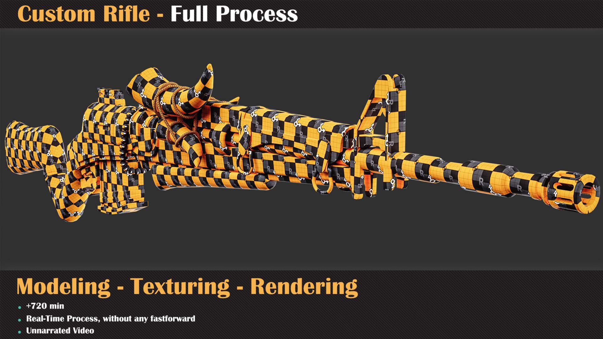 Tutorial Custom Rifle - Full Process Model - TurboSquid 2278796
