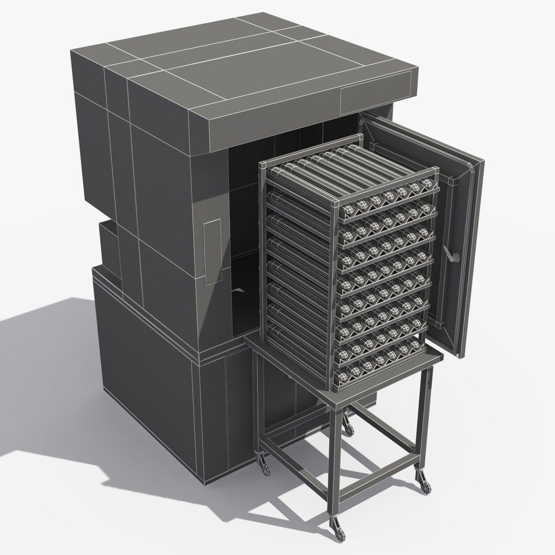 3d Model Rack Oven