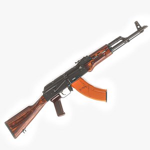 Assault Rifle AKM 1968 3D model
