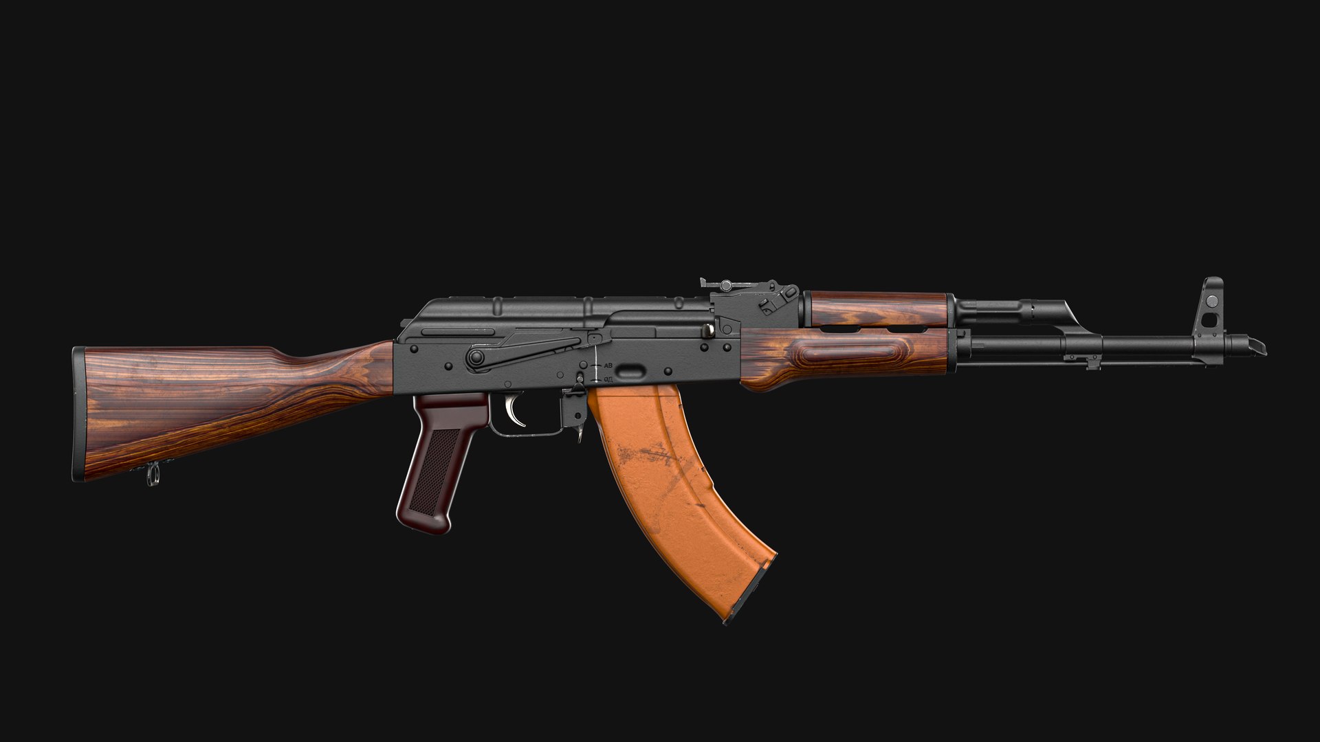 Assault Rifle AKM 1968 3D model https://p.turbosquid.com/ts-thumb/Tq/6rGC1U/y0/frame_8/png/1671270415/1920x1080/fit_q87/c163d6fa5f158691a453dc524cb2472e94129079/frame_8.jpg