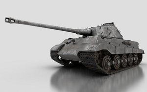 3D tiger ii tank wwii