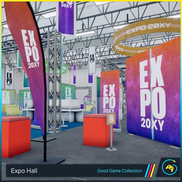 3D Expo Hall model