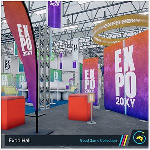 3D Expo Hall model