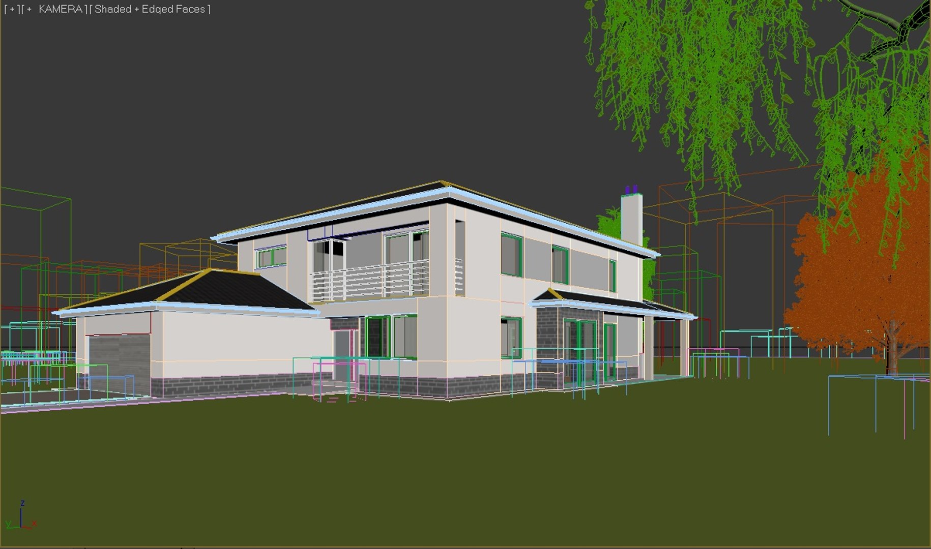 Modern Family House 3d Ma