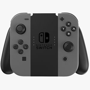 Detailed Nintendo Switch Black Controller
