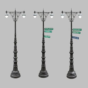 COLLECTION Street lamp 3D model