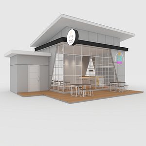 3D Cafe  Modern  1