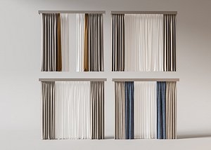 Double Panel Curtains Set