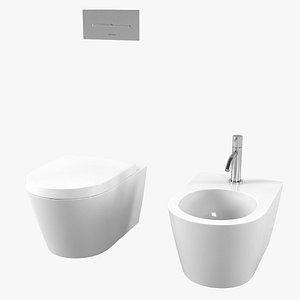 noorth-senna bidet toilet set 3D model