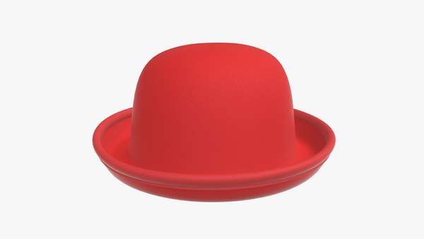 Red hat bowler 3D TurboSquid 1520230